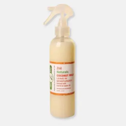 ZOE Naturals Coconut Milk Leave In Moisturizer Spray (8oz)
