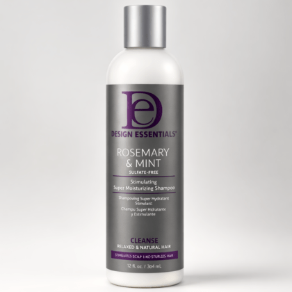 Design Essentials Rosemary & Mint – Stimulating Super Moisturizing Shampoo (12 oz)